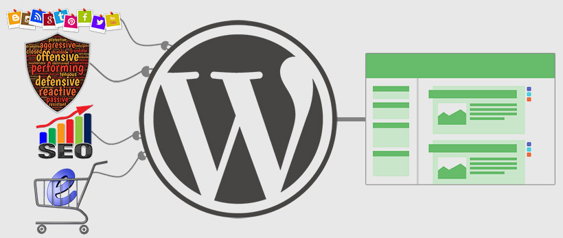 Install and activate wordpress plugin and theme