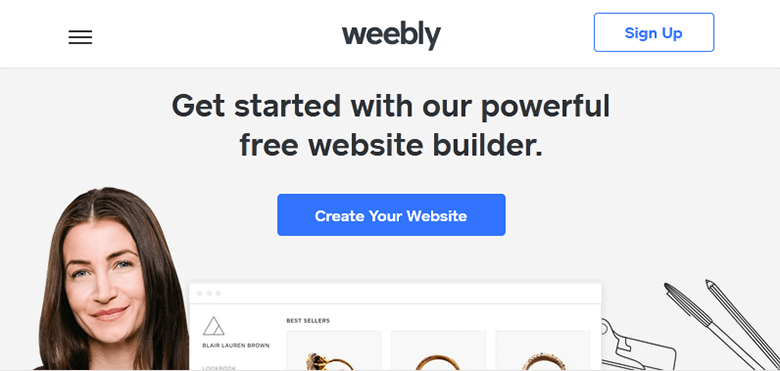 Weebly - Best Blogging platforms